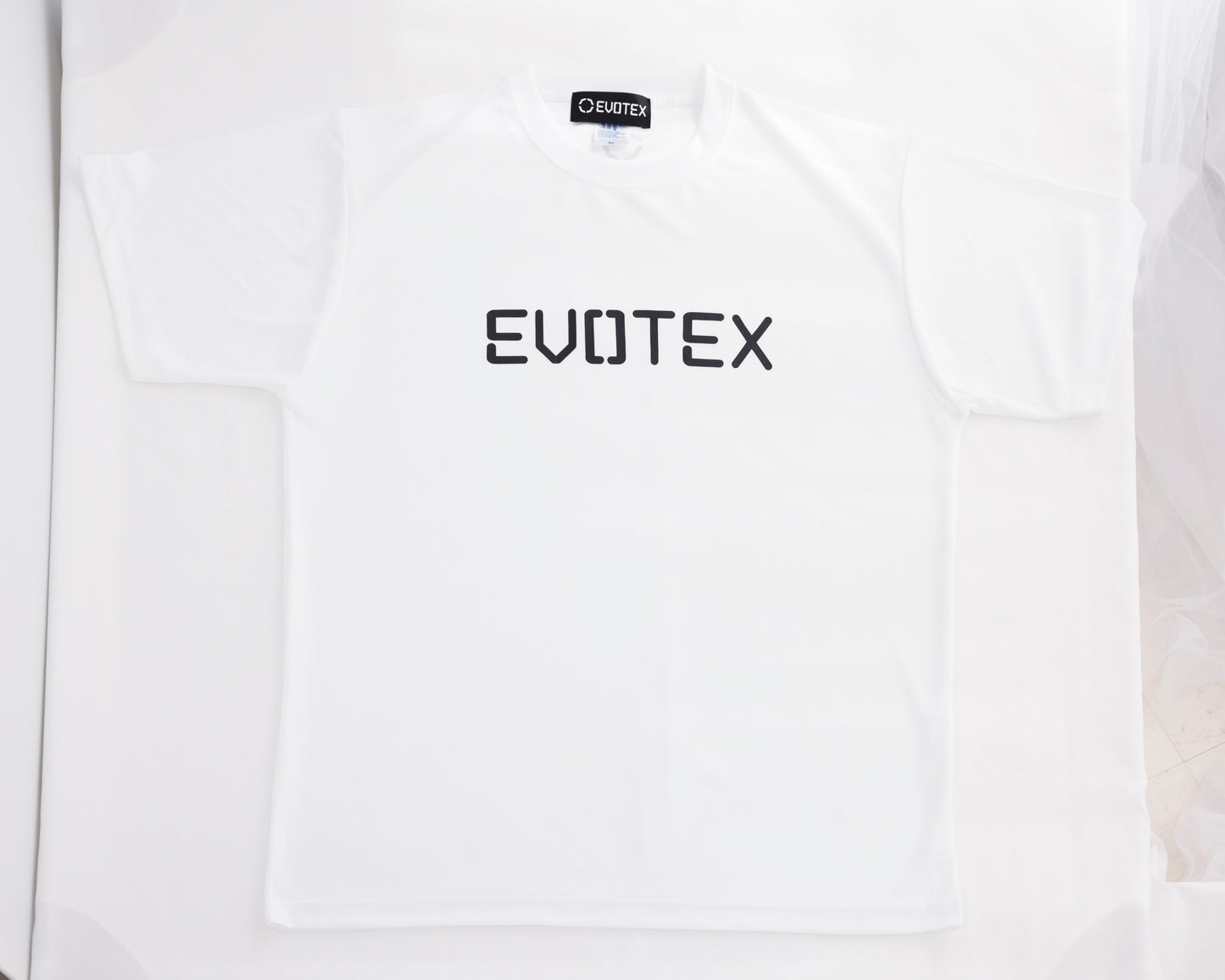 EVOTEX 快適テックTシャツ 半袖 ホワイト